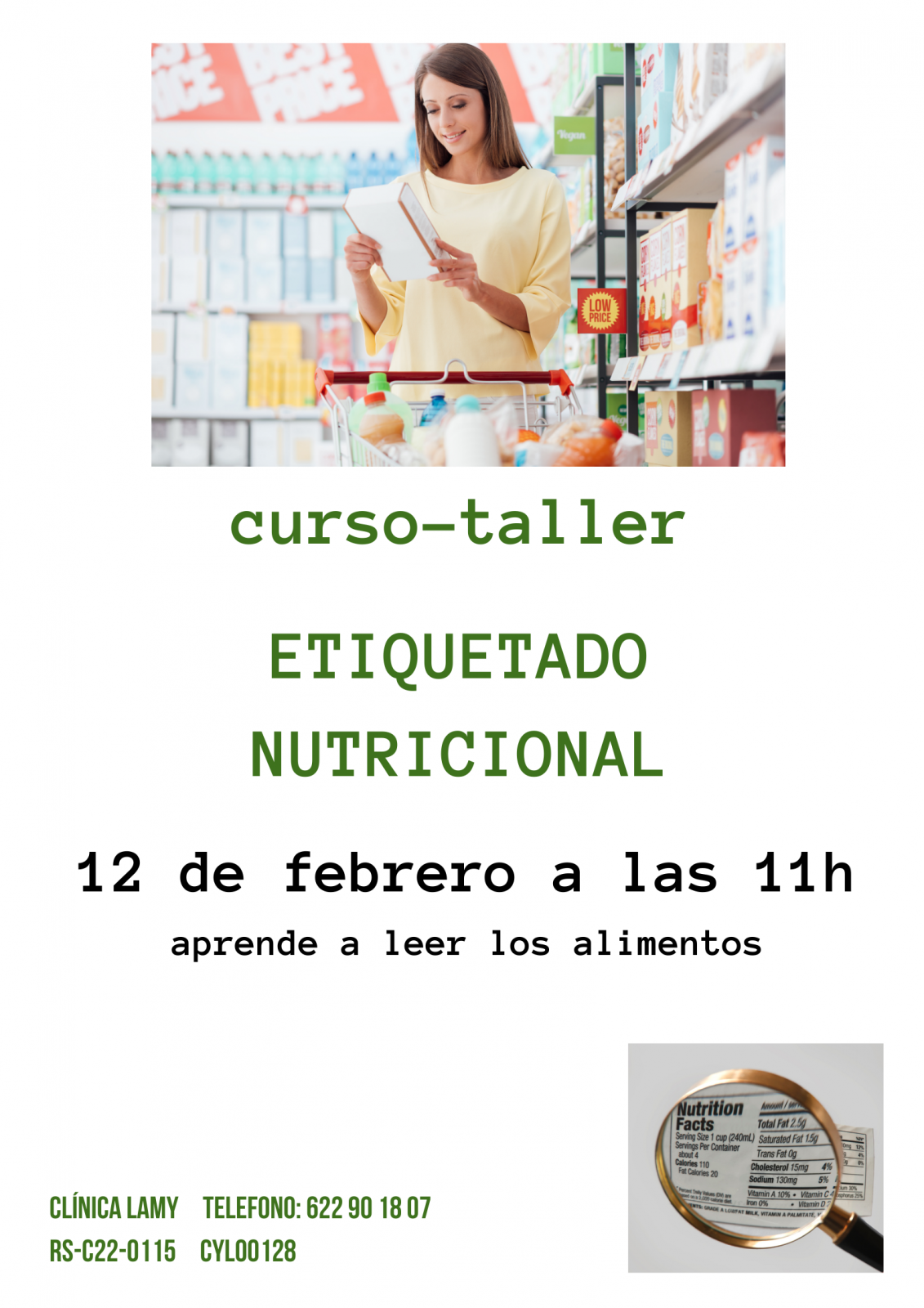 Dietista Nutricionista en Soria: Curso etiquetado nutricional